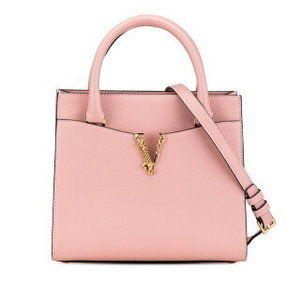 Versace Virtus Handbag Pink Leather